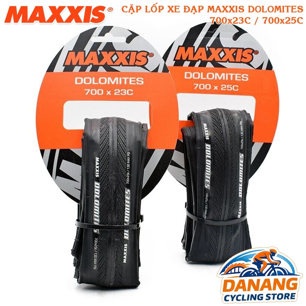 Cặp Lốp (Vỏ) Gấp Xe Đạp MAXXIS Dolomites 700x23C 700x25C Vỏ Gấp Nhẹ Bám Đường Tốt