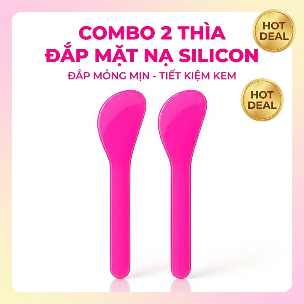 Que nhựa trộn và đắp mặt nạ thìa nhựa trộn mask... tiện dụng Hàng Mới Cập Nhập