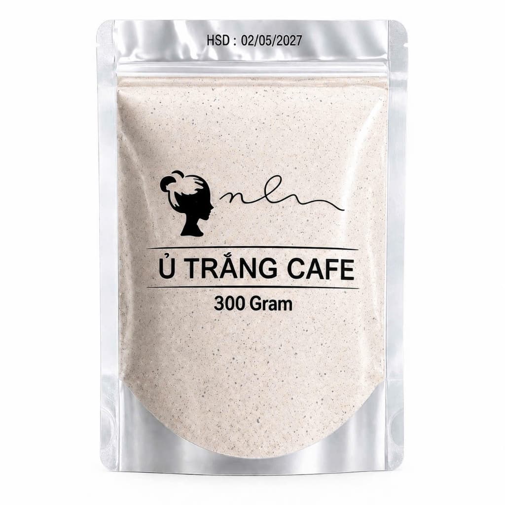 Ủ TRẮNG CAFE ( Combo 2 gói ) dùng cho cả face và body tắm trắng tẩy tế bào chết