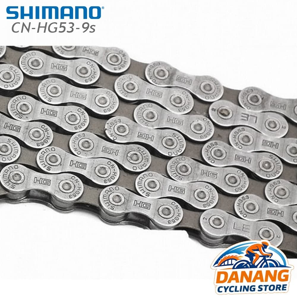 Xích Sên Xe Đạp SHIMANO CN HG53 Dùng Cho 9 Tốc Độ Không Hộp