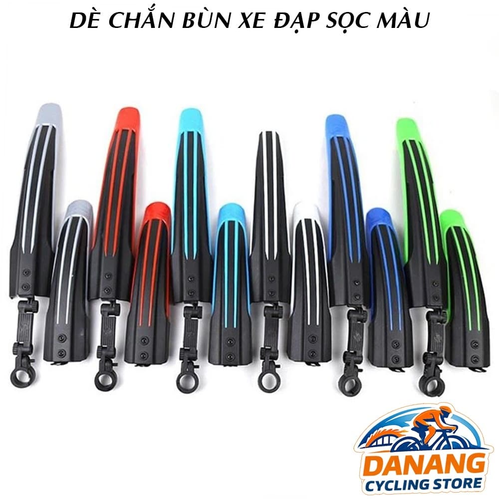 Dè Chắn Bùn Cho Xe Đạp MTB Road Sọc Màu Nhiều Màu Lựa Chọn