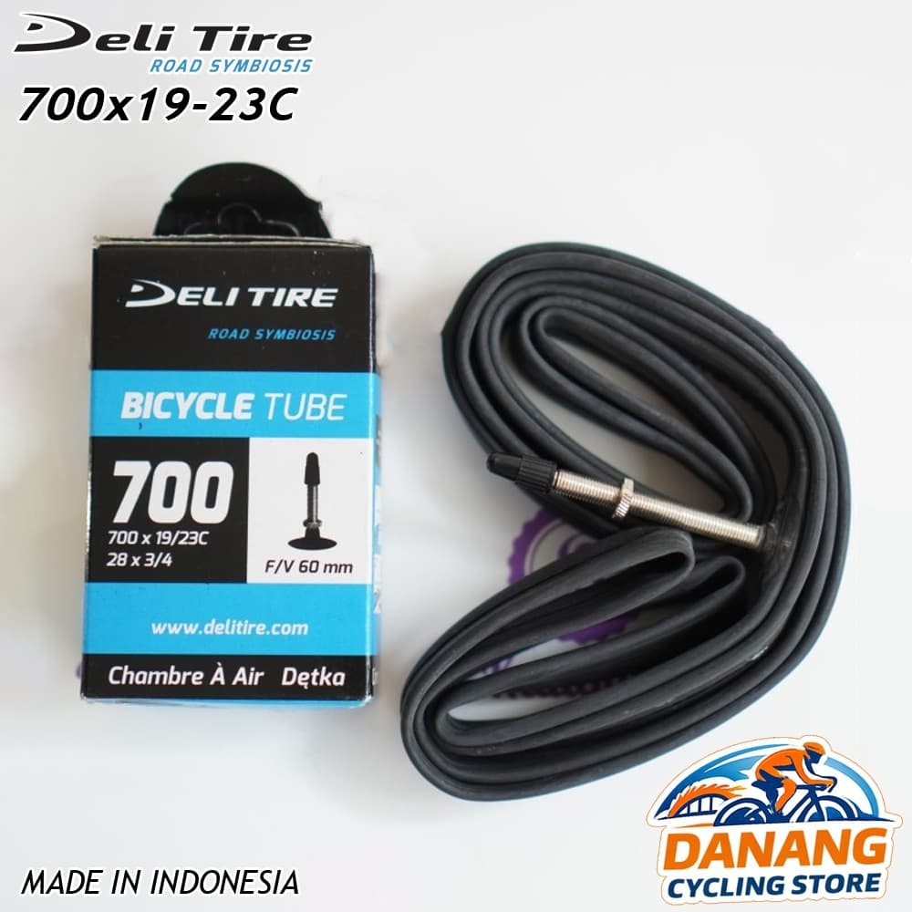 Ruột (Săm) Xe Đạp Deli Tire 700x19 23C Van Pháp Xe Đạp 60mm (Presta) Cho Xe Đạp Road
