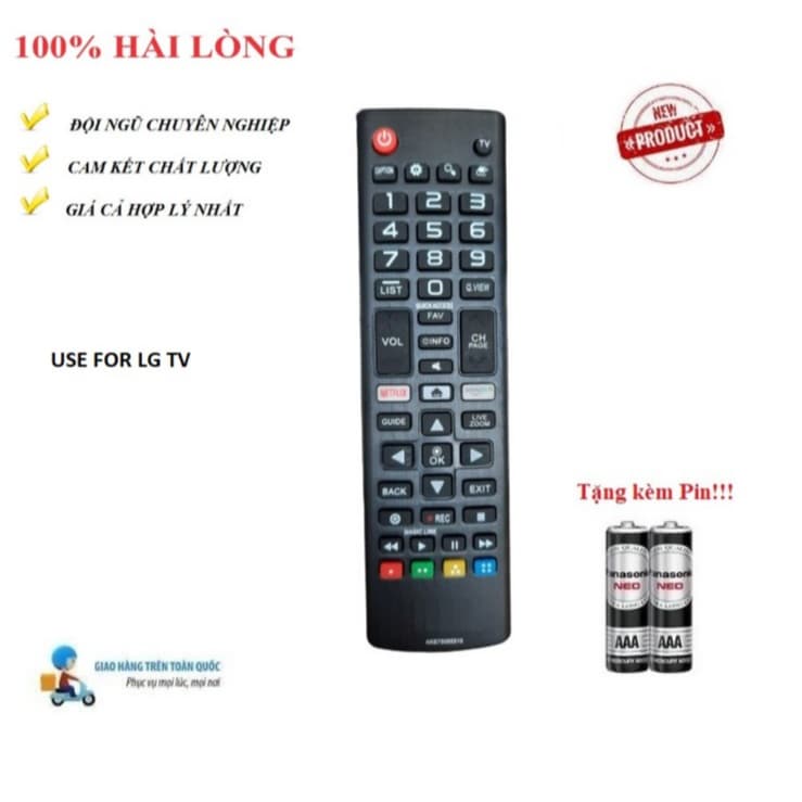 Điều khiển thay thế tương thích cho tivi LG NGẮN ĐẸP các dòng LG 32LM 43LM 43UM 49UM 49SM 50UM 55UM 55SM 65UM 65SM OLED