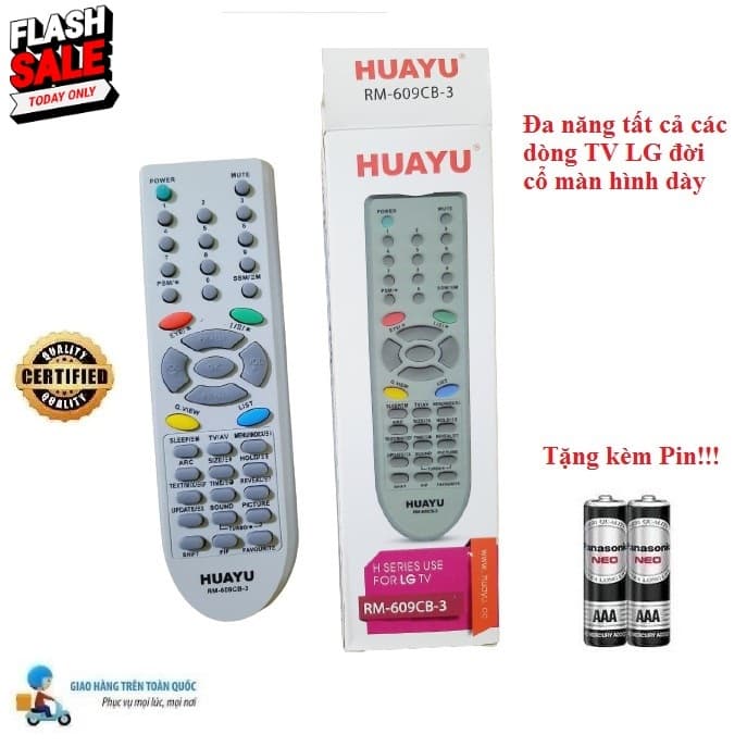 Remote Điều khiển tivi LG đa năng tất cả các đời tivi cổ màn hình dày Hàng mới 100% Tặng kèm Pin