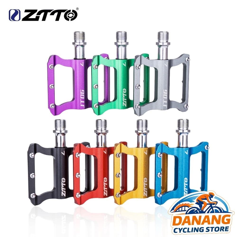 Pedal (Bàn Đạp) Bạc Đạn Xe Đạp ZiTTO JT06 Nhôm CNC Nhẹ Chống Trượt