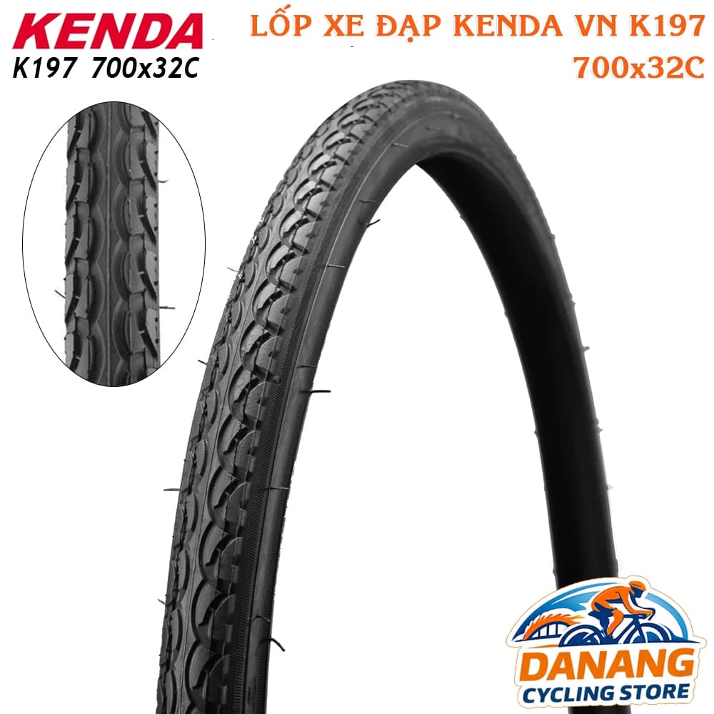Lốp Xe Đạp KENDA VN K197 700x32C Vỏ Xe Đạp 1 Cái Lốp City Touring