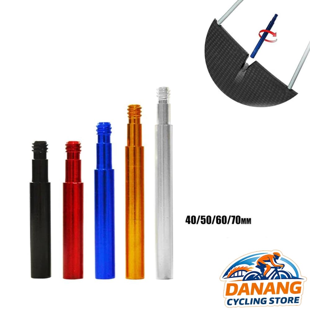 Đầu Nối Van Ruồi Xe Đạp Van Pháp Van 40mm 50mm 60mm Dùng Cho Vành Cao