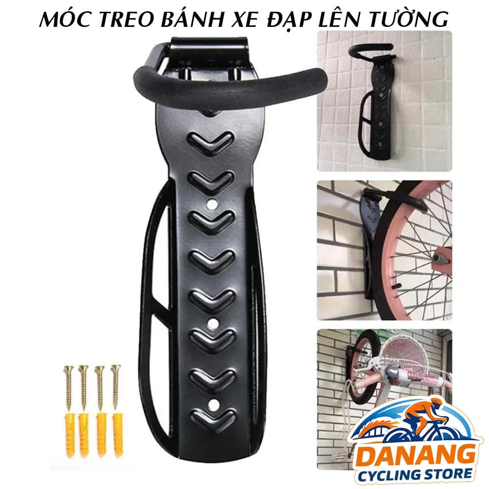 Giá Treo Bánh Xe Đạp Gắn Tường Màu Đen Treo Chắc Chắn Dễ Lắp