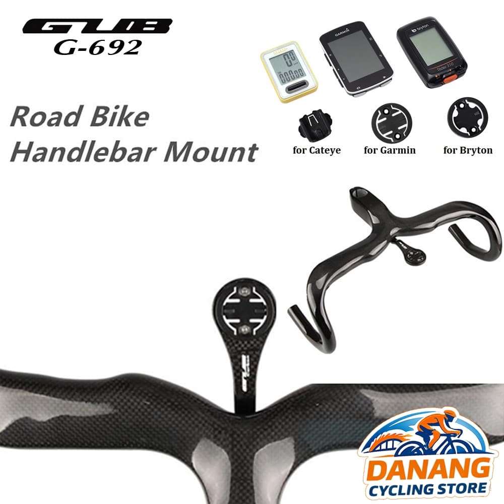 Giá Đỡ Đồng Hồ Carbon 3K GUB G 692 Cao Cấp Bắt Đồng Hồ Xe Đạp Cateye Xoss Cycplus