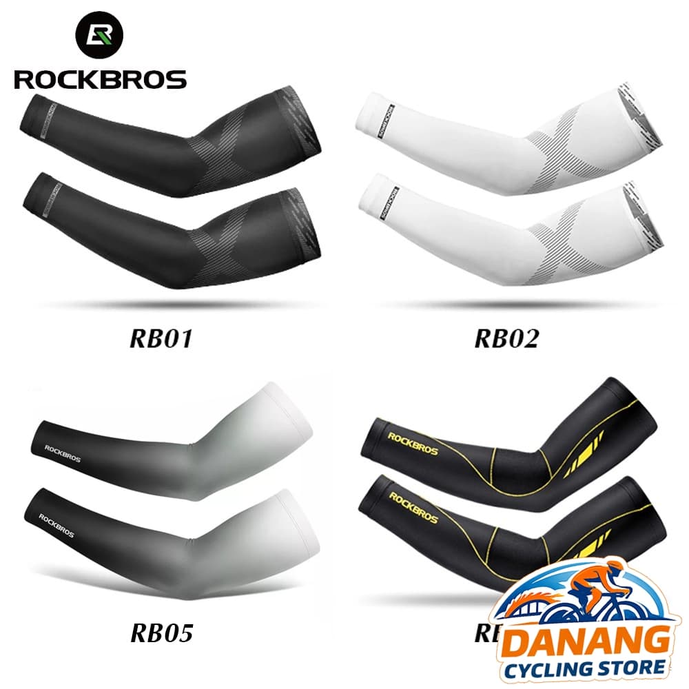 Ống Tay Chống Nắng Xe Đạp ROCKBROS XT022 Chống UV Co Giãn Thoáng Khí