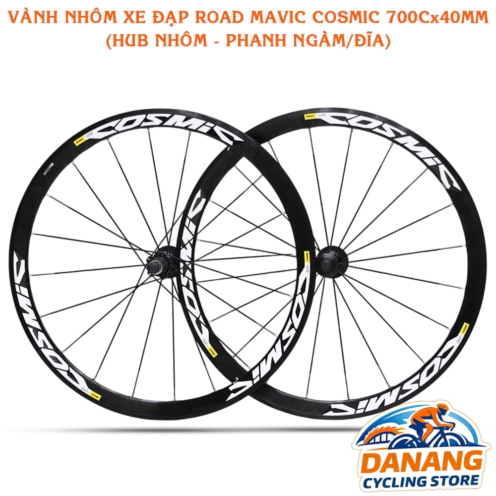 Bộ Bánh Xe Đạp Road MAVIC COSMIC ELITE Vành Nhôm 700C Cao 40mm