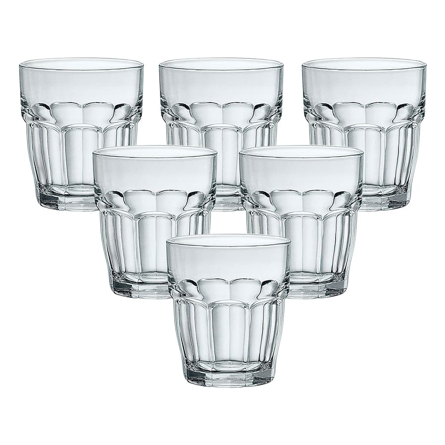 Bộ 6 Ly Thủy Tinh Rock Bar DOF Bormioli Rocco 516160BN6321990 390ml Ly