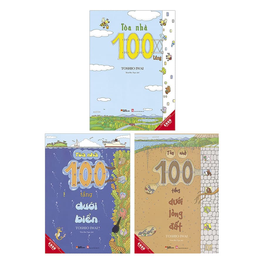 Combo Ehon Nhật Bản Tòa Nhà 100 Tầng Dành Cho Trẻ Từ 3 8 Tuổi