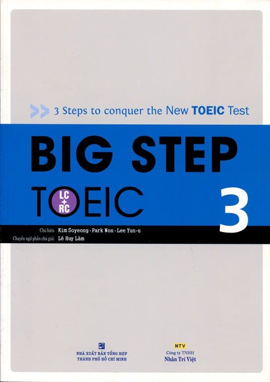 Sách Big Step TOEIC 3 LC RC Kèm CD