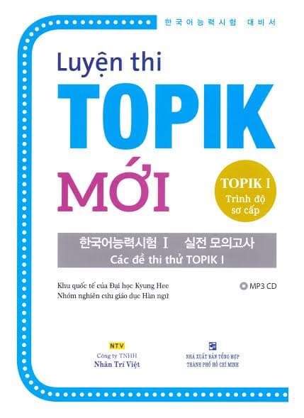 Sách Luyện Thi TOPIK 1 Trình Độ Sơ Cấp