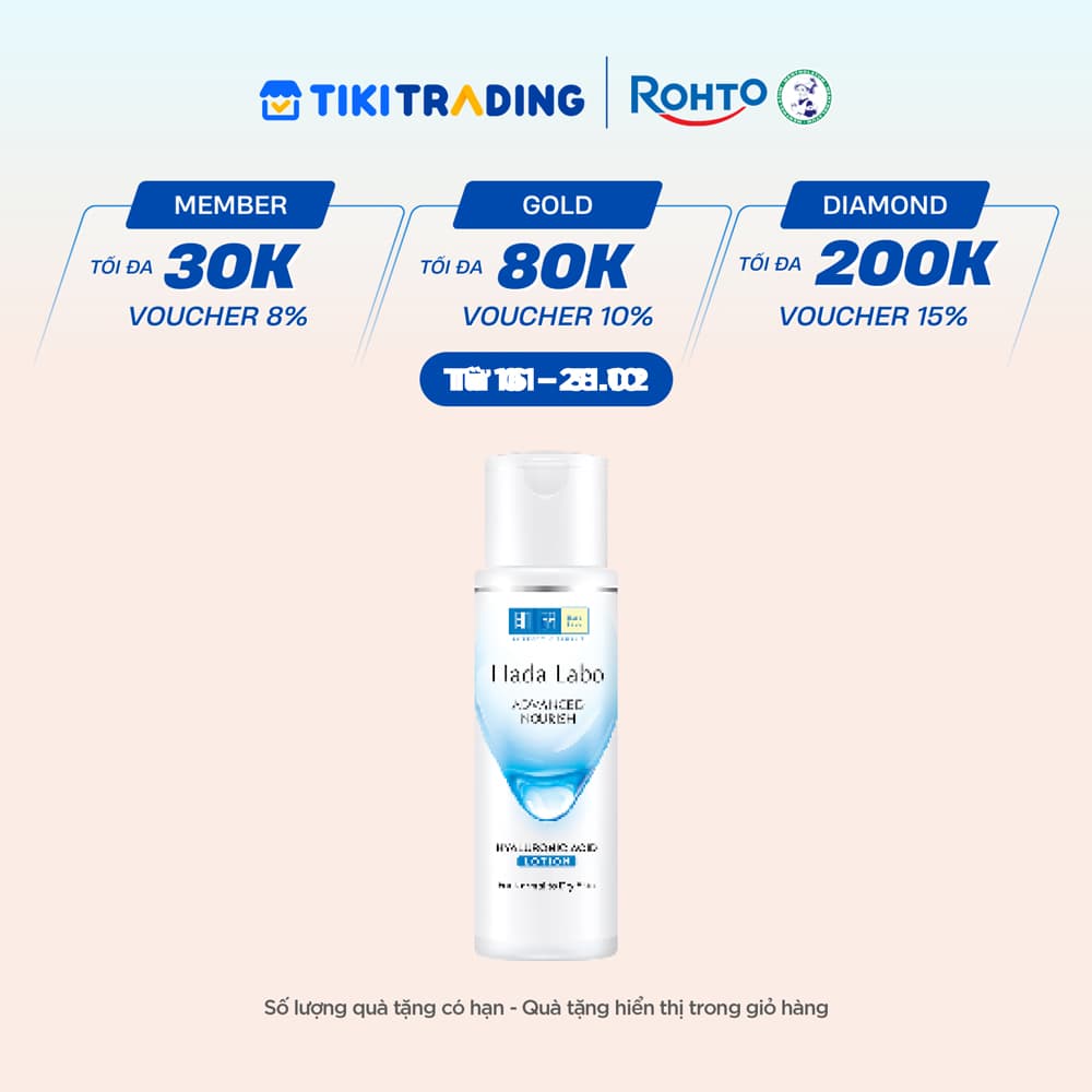 Dung dịch dưỡng ẩm tối ưu Hada Labo Advanced Nourish Lotion dùng cho da thường và da khô 170ml