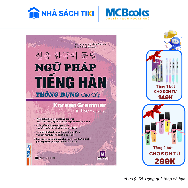 Sách Ngữ Pháp Tiếng Hàn Thông Dụng Cao Cấp
