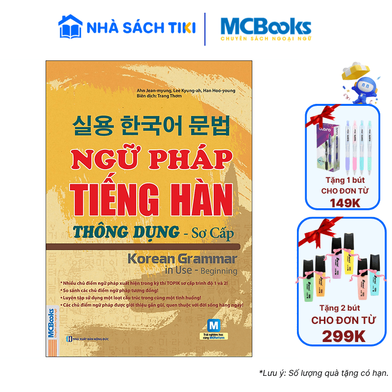 Sách Ngữ Pháp Tiếng Hàn Thông Dụng Sơ Cấp