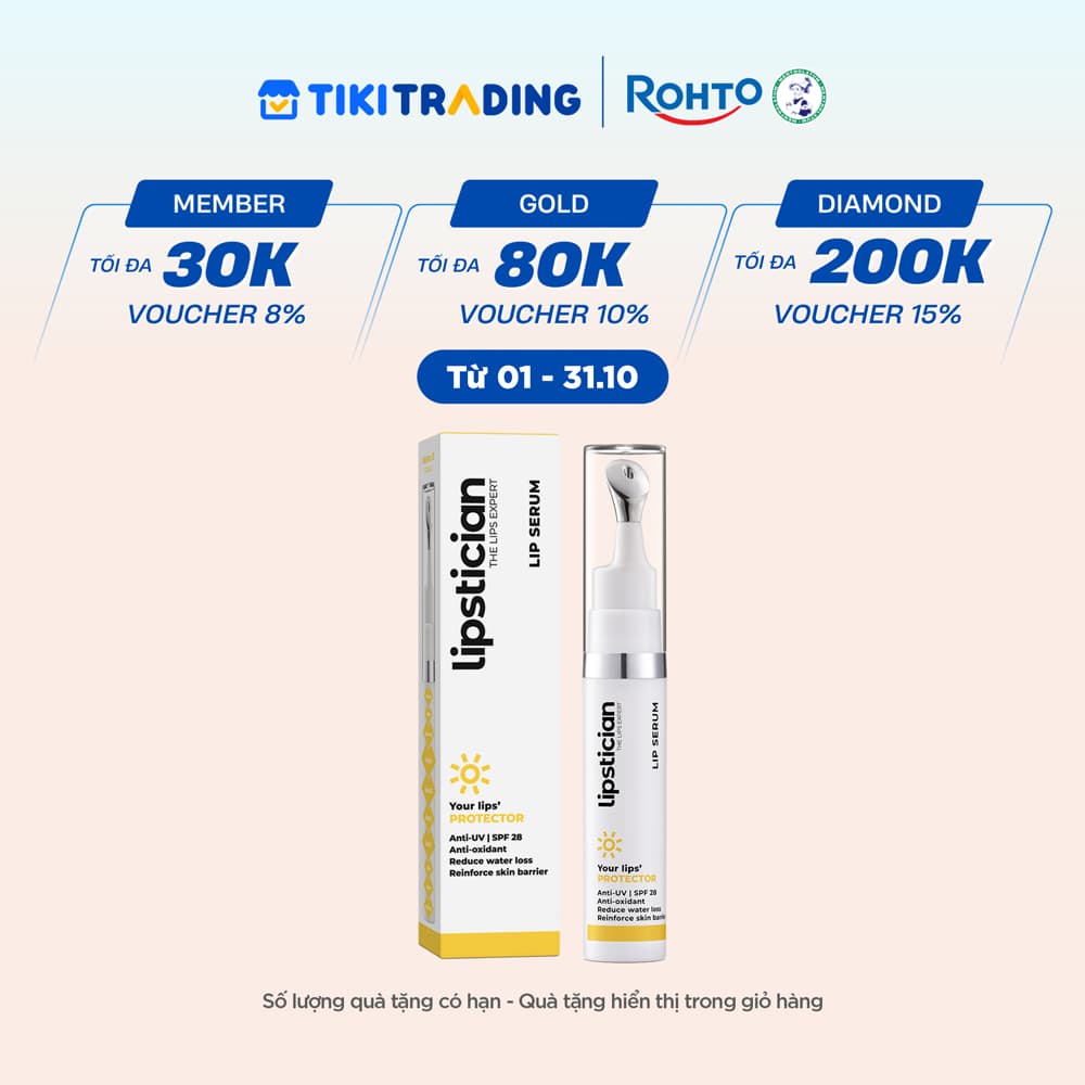 Serum Dưỡng Môi Chống Nắng Dưỡng Môi Toàn Diện Lipstician Lip Serum Protector 9g