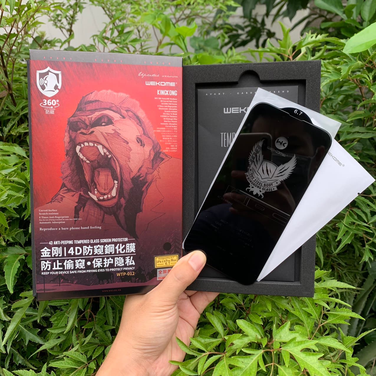 Cường Lực Chống Nhìn Trộm KingKong Dành Cho iPhone X XS XS Max iPhone 11 11Pro 11ProMax iPhone 12 12Mini 12Pro 12Pro Max iPhone 13 13Mini 13Pro 13Pro Max Dán Full Màn iPhone 13 13Pro