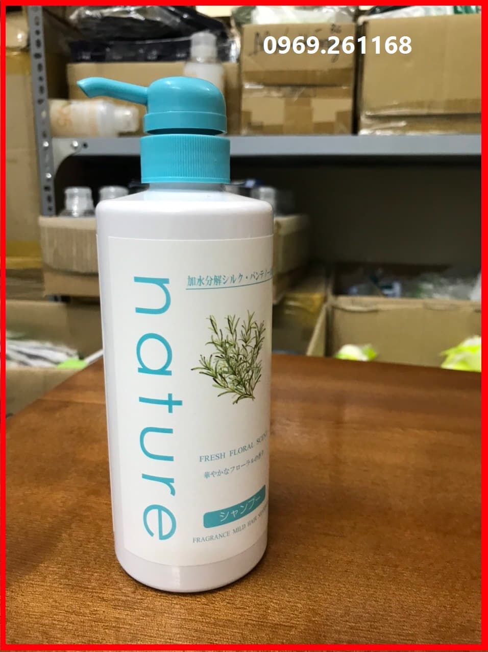 Dầu Gội Thảo Dược Nhật Bản Cao Cấp Cải Thiện Tình Trạng Tóc Khô Chẻ Ngọn Naris Natuve Mild Hair Shampoo 650ml