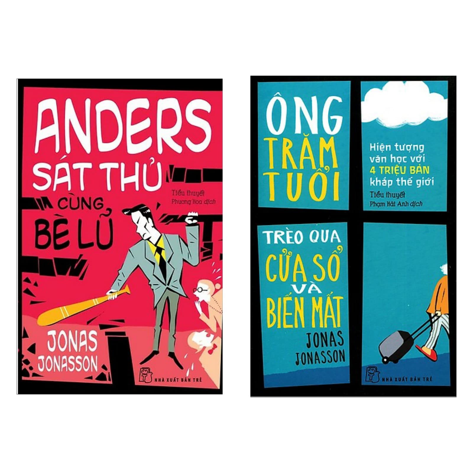 Combo 2 Cuốn Tiểu Thuyết Đình Đám Nhất Của Jonas Jonasson Anders Sát Thủ Cùng Bè Lũ Ông Trăm Tuổi Trèo Qua Cửa Sổ Và Biến Mất Bộ Sách Ăn Khách Nhất Tại Thụy Điển Tặng Kèm Bookmark Happy Life