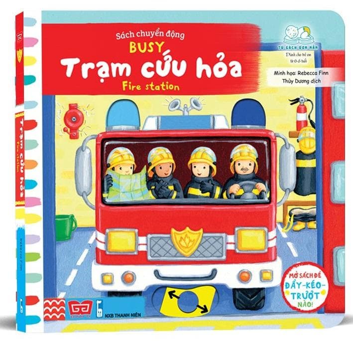 Sách Tương Tác Sách Chuyển Động Busy Fire Station Trạm Cứu Hỏa