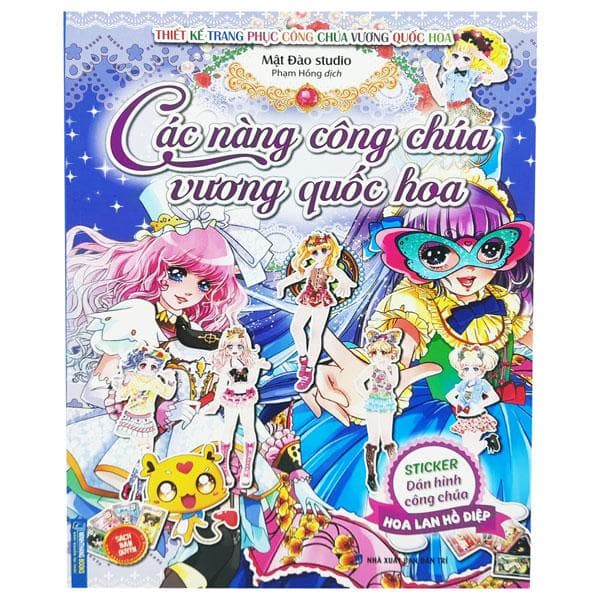 Các Nàng Công Chúa Vương Quốc Hoa Sticker Dán Hình Công Chúa Hoa Lan Hồ Điệp