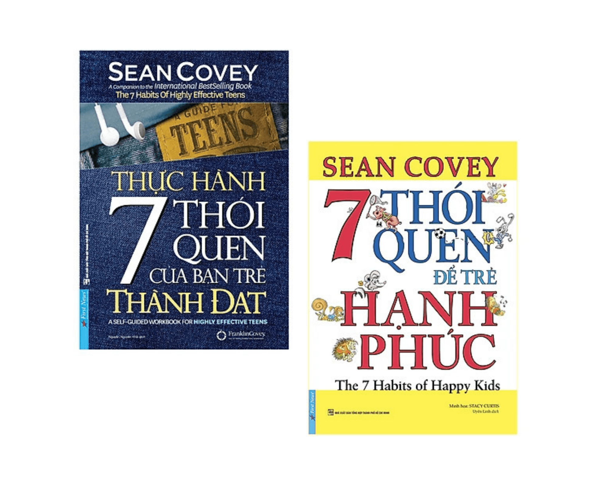 Combo 2Q Thực Hành 7 Thói Quen Của Bạn Trẻ Thành Đạt 7 Thói Quen Để Trẻ Hạnh Phúc Song Ngữ