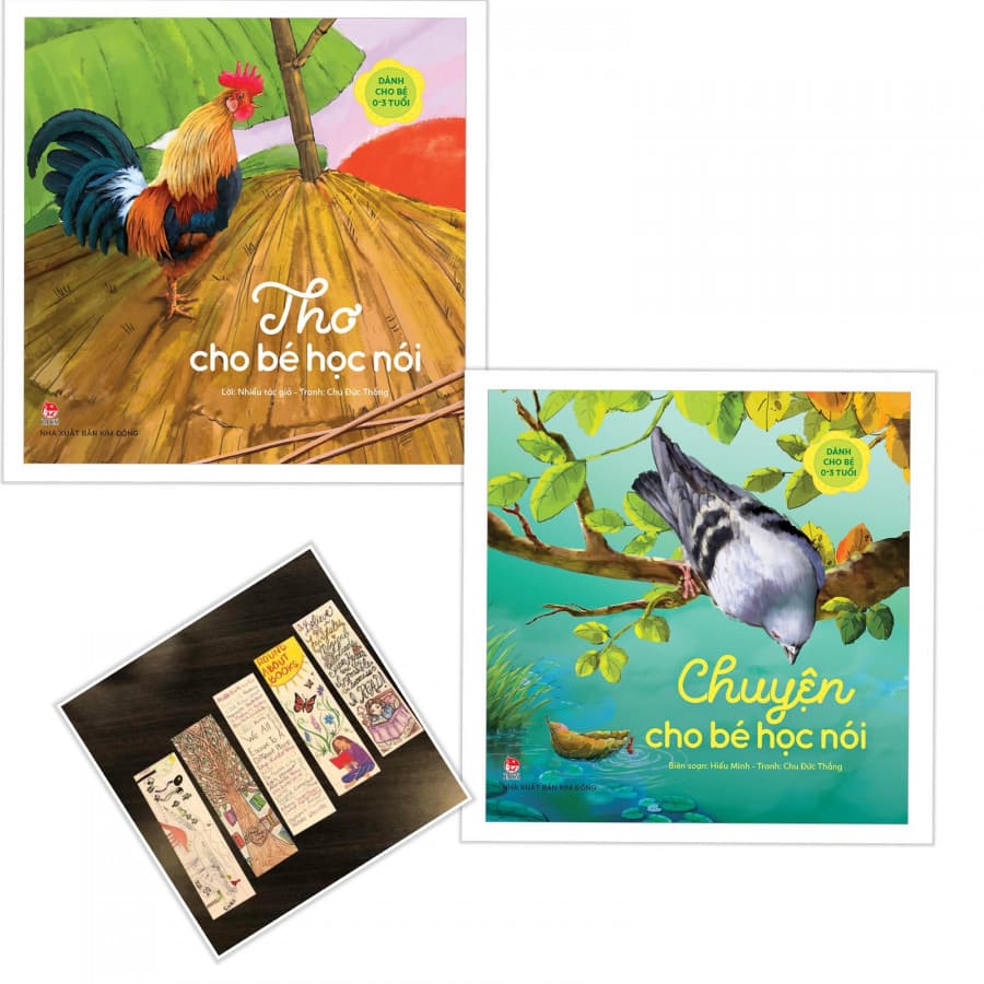 Combo Dành Cho Bé Từ 0 3 Tuổi Thơ Cho Bé Học Nói Chuyện Cho Bé Học Nói Tặng Kèm Bookmark Phương Đông