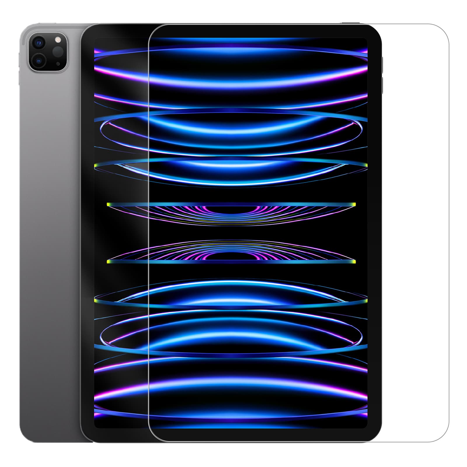 Miếng dán màn hình kính cường lực Nillkin cho iPad Pro 11 inch 2022 M2 hiệu Nillkin Amazing H mỏng 0.2 mm vát cạnh 2.5D chống trầy chống va đập