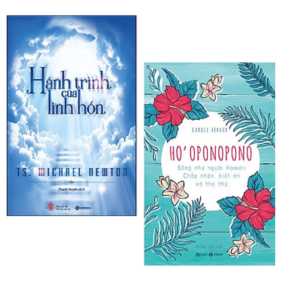Combo 2 cuốn sách Hành Trình Của Linh Hồn HoOponopono Sống Như Người Hawaii Chấp Nhận Biết Ơn Và Tha Thứ
