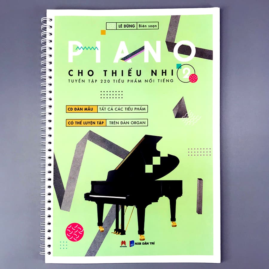 Piano cho thiếu nhi tuyển tập 220 tiểu phẩm nổi tiếng Phần 2 CD đàn mẫu