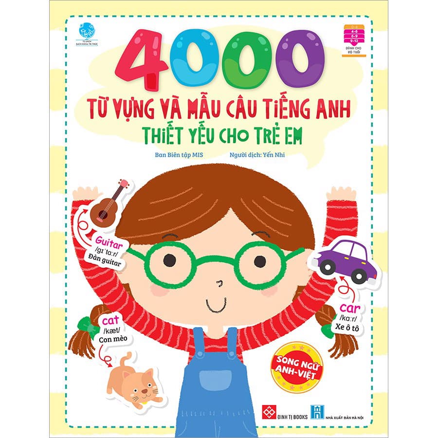 Sách 4000 Từ Vựng Và Mẫu Câu Tiếng Anh Thiết Yếu Cho Trẻ Em