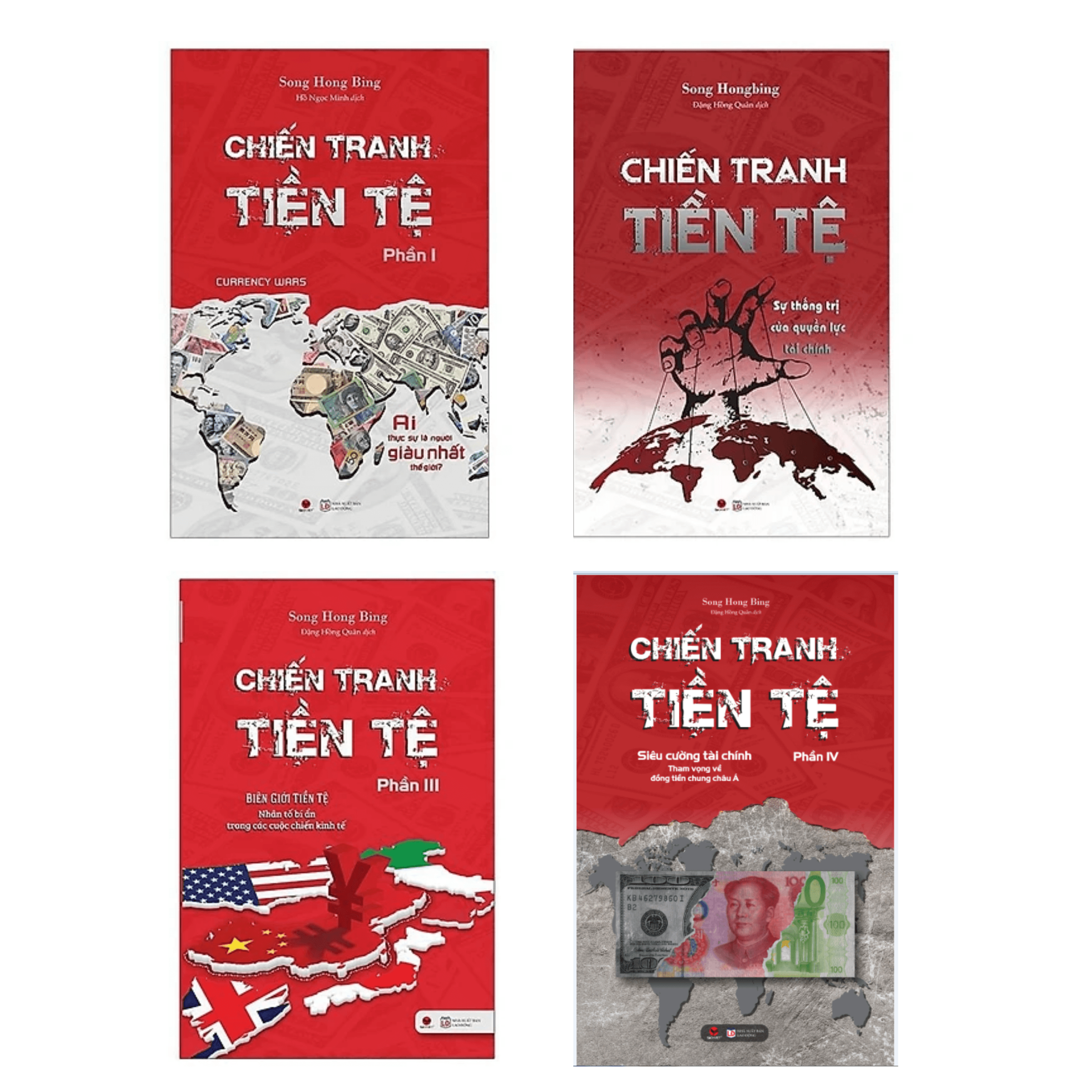 Sách Chiến TRanh Tiền Tệ Trọn bộ 4 cuốnTặng Bookmark