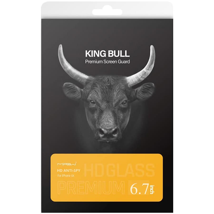 Miếng Dán Cường Lực Chống Nhìn Trộm Mipow Kingbull ANTI SPY PREMIUM HD 2.7D iPhone 12 Mini iPhone 12 iPhone 12 Pro iPhone 12 Promax iPhone 12 Promax