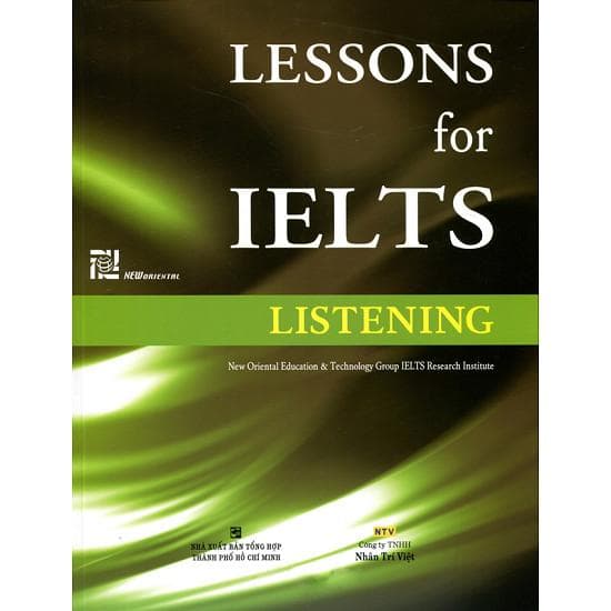 Sách Lessons For IELTS Listening Tái Bản 2018
