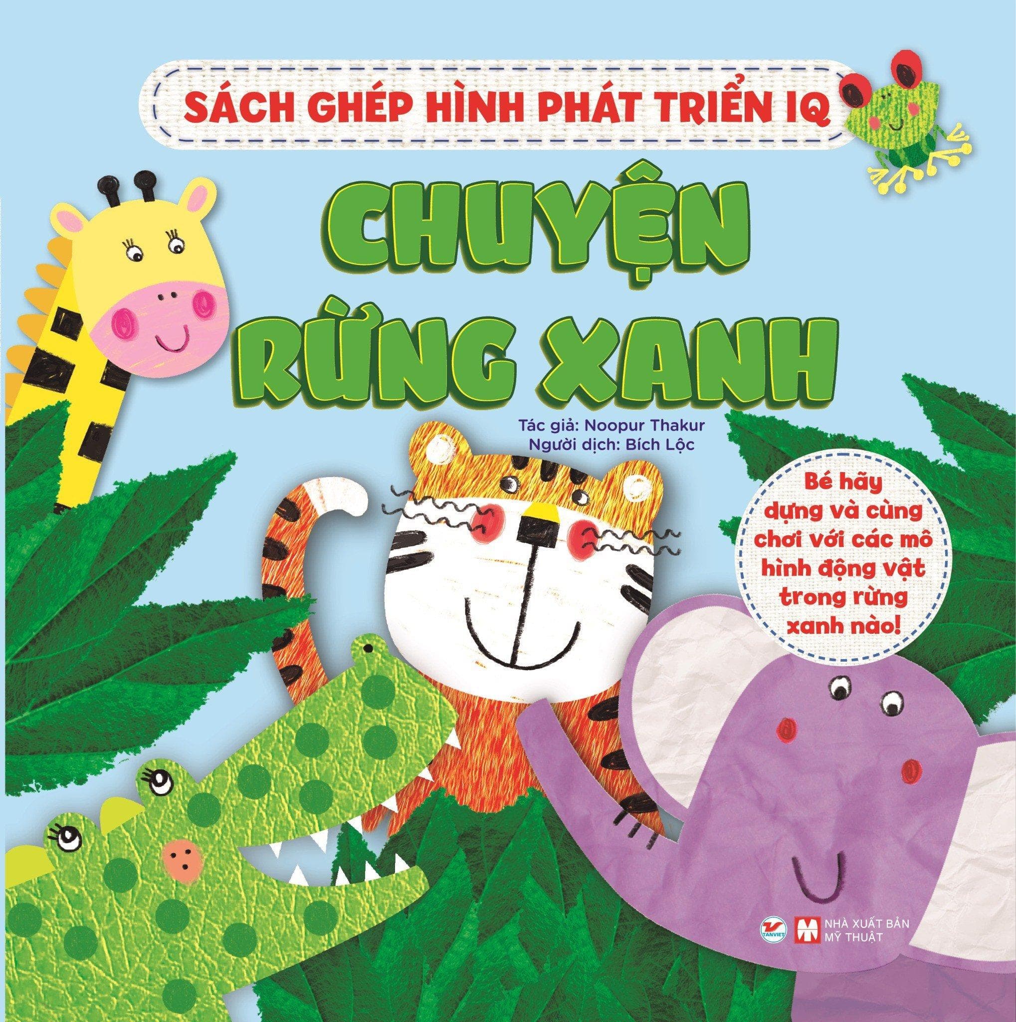Sách Ghép Hình Phát Triển IQ Chuyện Rừng Xanh