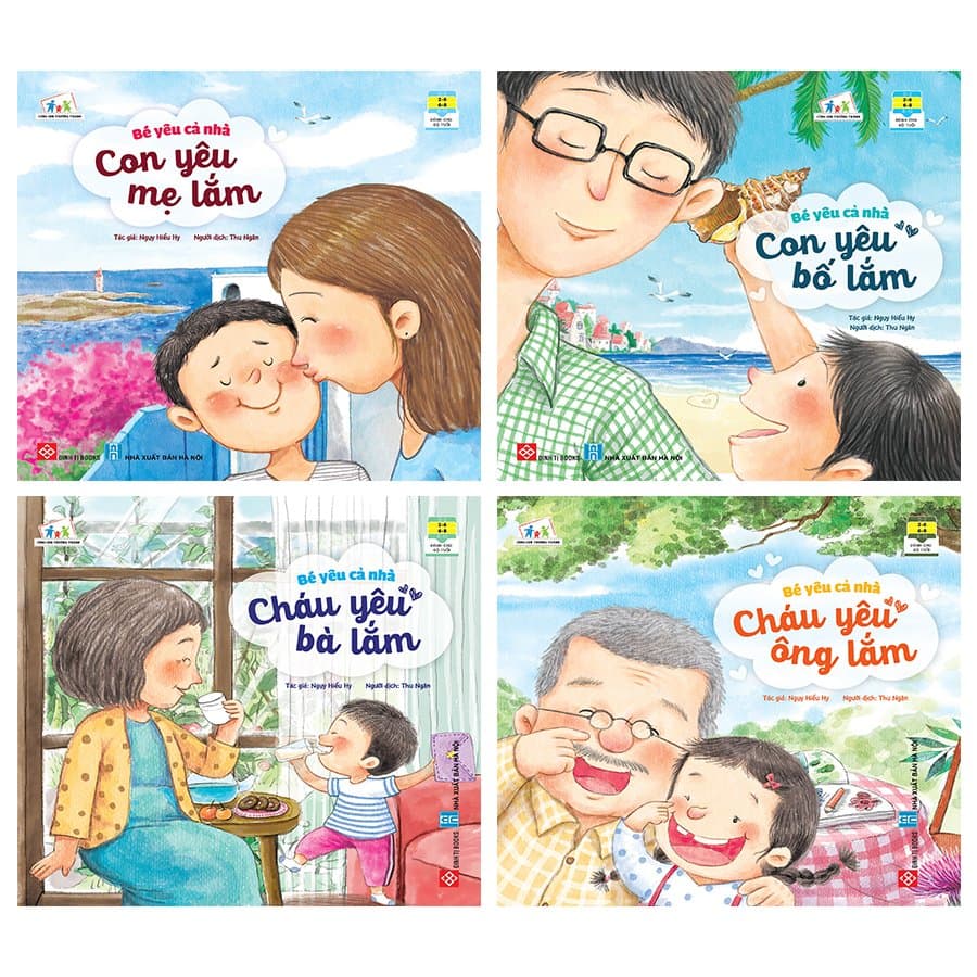 Combo Bé Yêu Cả Nhà 04 cuốn