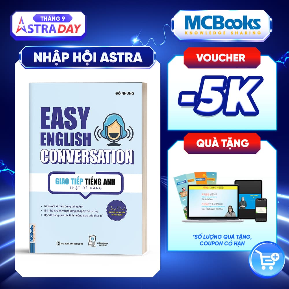 Sách Giao Tiếp Tiếng Anh Thật Dễ Dàng Easy English Conversation Tái Bản 2020