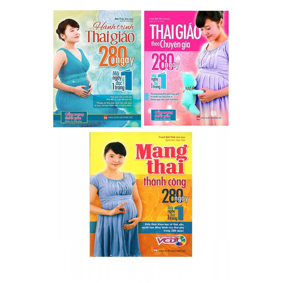 Bộ Sách 280 Ngày Thai Giáo ML COMBO 3 CUỐN