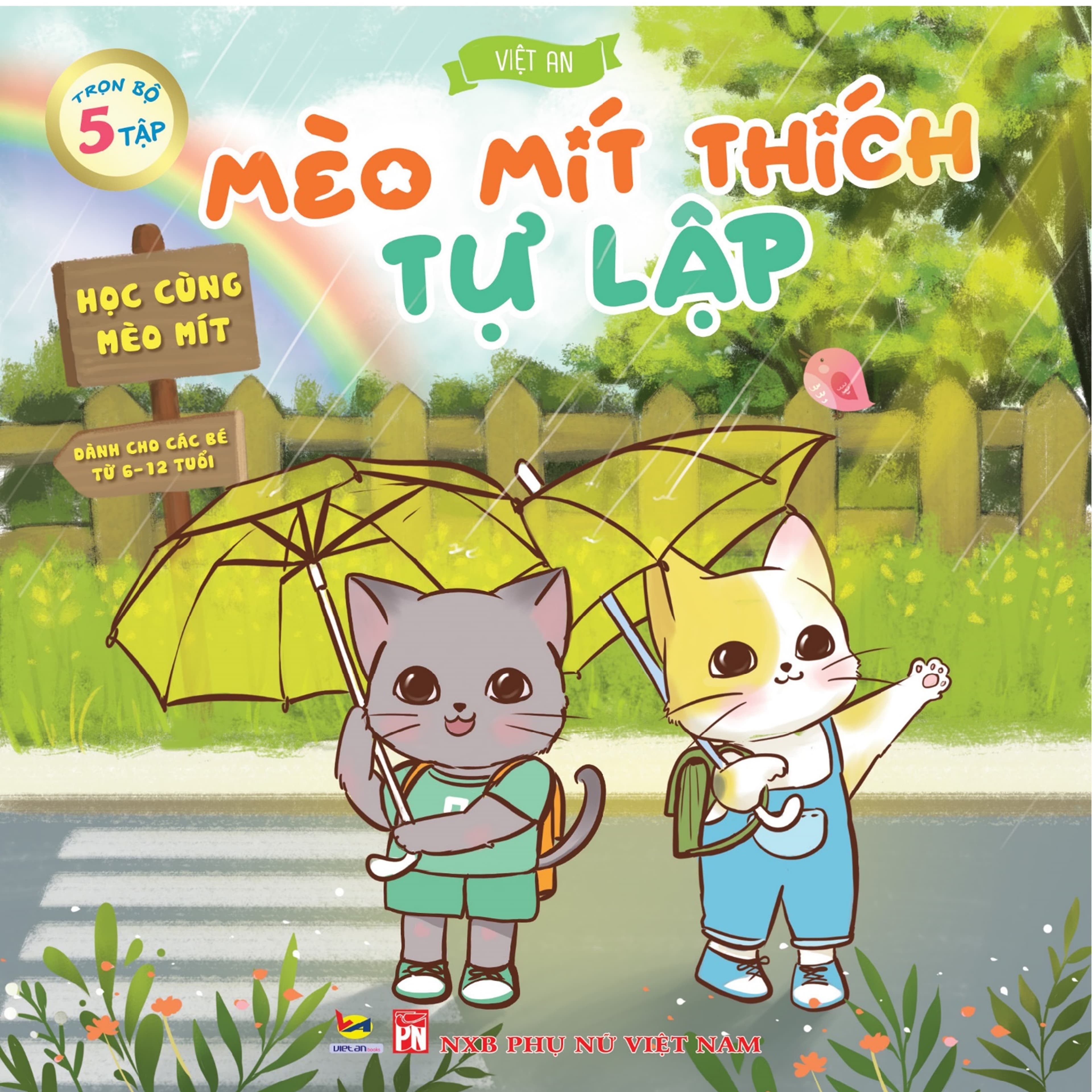 SÁCH RÈN LUYỆN KĨ NĂNG CHO BÉ Dành cho trẻ từ 5 10 tuổi MÈO MÍT THÍCH TỰ LẬP