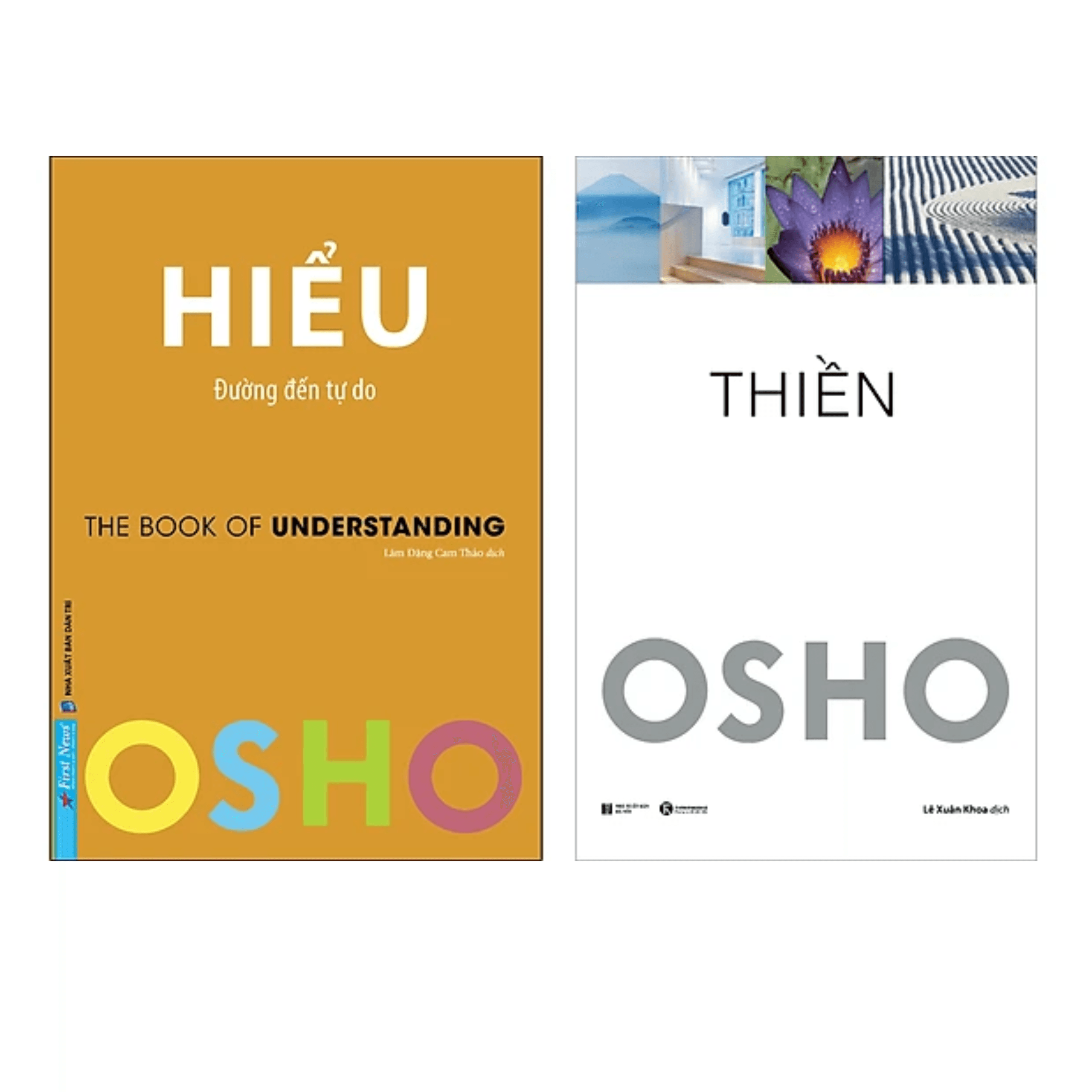 Combo 2Q Osho Sách Nghệ Thuật Sống Đẹp Tôn Giáo Tâm Linh Osho Hiểu Đường Đến Tự Do Thiền Osho Tái Bản