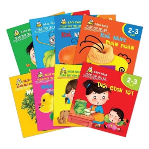 Bách Khoa Toàn Thư Cho Bé 2 3 Tuổi Trọn Bộ 8 Cuốn Tái Bản 2021
