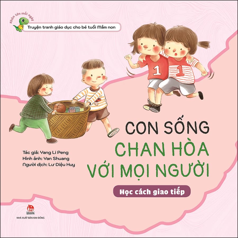 Sách Con Sống Chan Hòa Với Mọi Người Học Cách Giao Tiếp