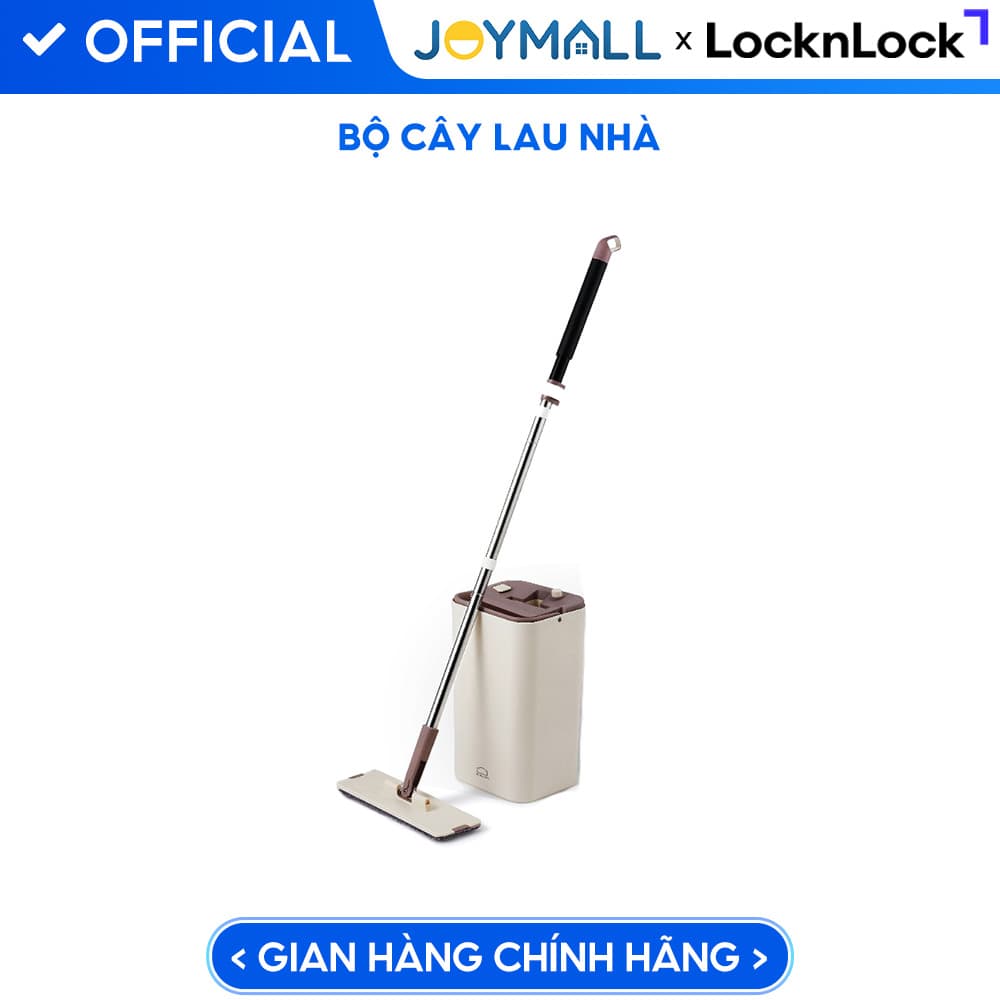 Bộ Cây Lau Nhà Lock&Lock Squeeze Flat Mop ETM471