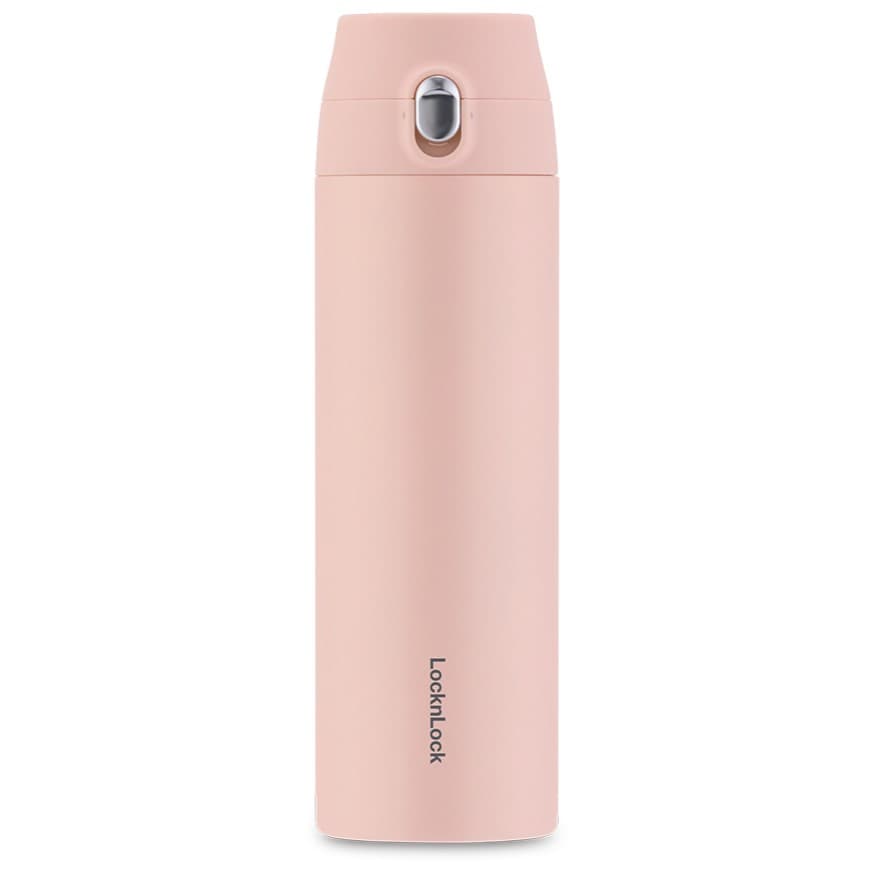 Bình Giữ Nhiệt LocknLock Featherlight One touch Tumbler 500ml LHC3257PIK Màu hồng