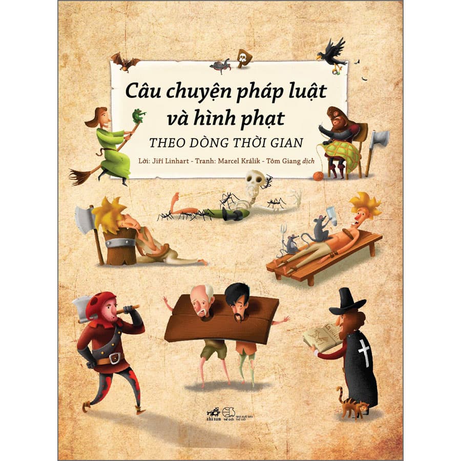 Sách Câu chuyện pháp luật và hình phạt theo dòng thời gian