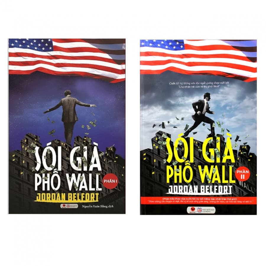 Combo Sói già Phố Wall trọn bộ 2 tập tái bản tặng kèm bookmark thiết kế aha