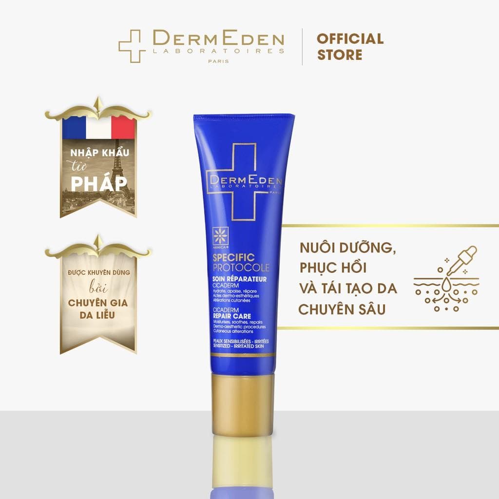 Kem dưỡng ẩm phục hồi da DERMEDEN Repair Care 30ml Repair.30ml